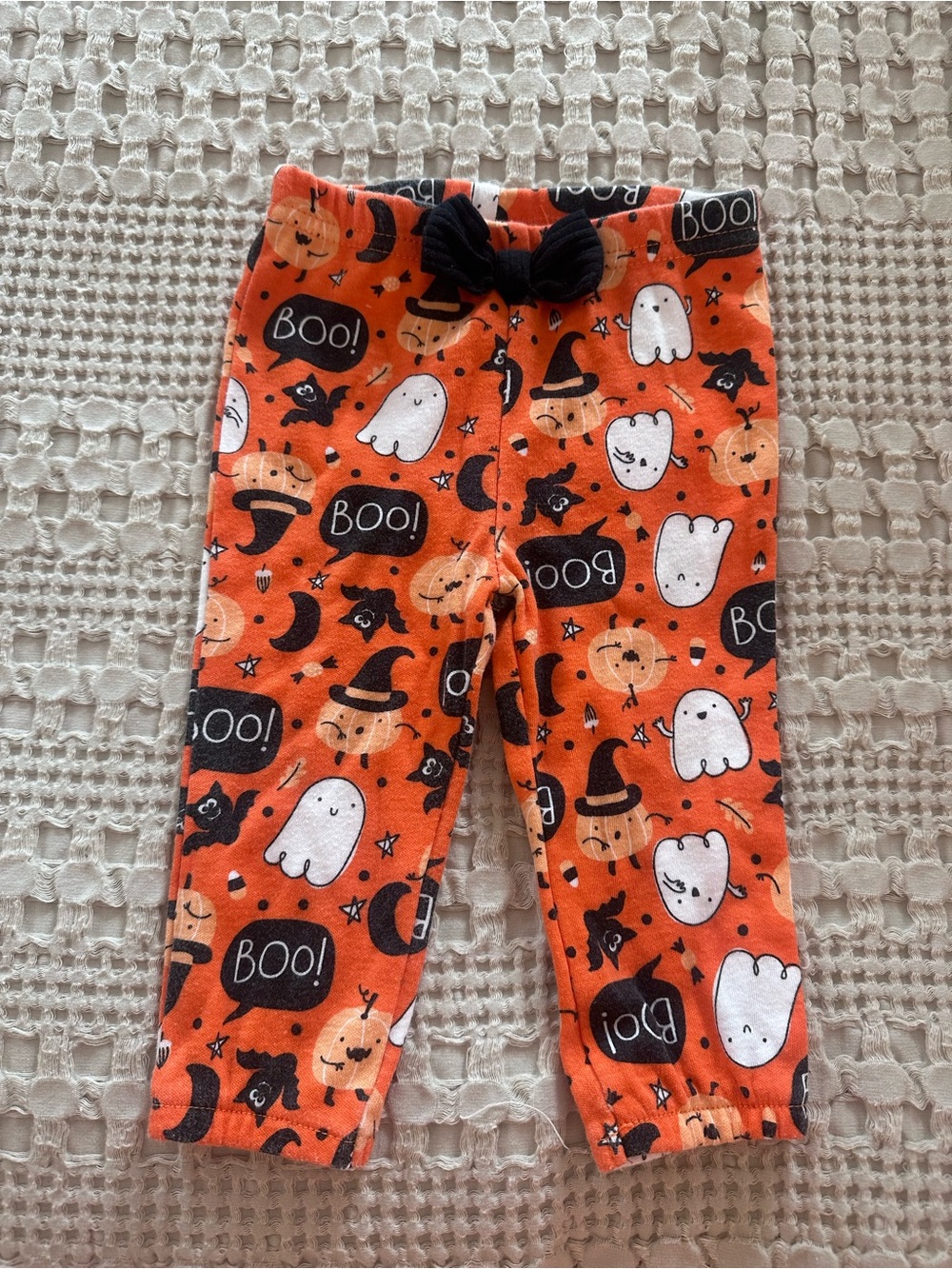 Halloween Ghost Print Pants